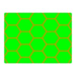 Bee Hive Texture Double Sided Flano Blanket (Mini)  35 x27  Blanket Back