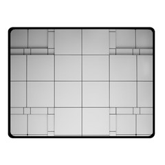 Abstract Architecture Contemporary Double Sided Fleece Blanket (small)  by Amaryn4rt