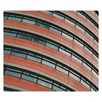 Architecture Building Glass Pattern Double Sided Flano Blanket (Small)  50 x40  Blanket Back