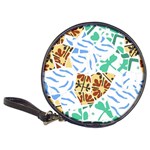 Broken Tile Texture Background Classic 20-CD Wallets Front