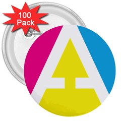 Graphic Design Web Design 3  Buttons (100 Pack)  by Nexatart