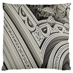 Arches Fractal Chaos Church Arch Large Cushion Case (two Sides) by Nexatart