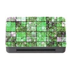 Background Of Green Squares Memory Card Reader With Cf by Nexatart