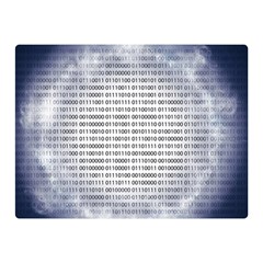 Binary Computer Technology Code Double Sided Flano Blanket (mini)  by Nexatart