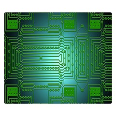 Board Conductors Circuits Double Sided Flano Blanket (small)  by Nexatart