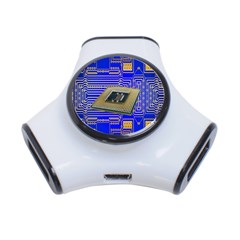 Processor Cpu Board Circuits 3-port Usb Hub by Nexatart