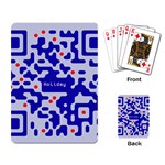 Qr Code Congratulations Playing Card Back