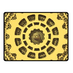 Gears Fleece Blanket (small) by Nexatart