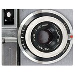 Vintage Camera Double Sided Flano Blanket (Medium)  60 x50  Blanket Back
