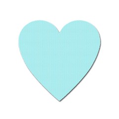 Light Blue Texture Heart Magnet by Valentinaart