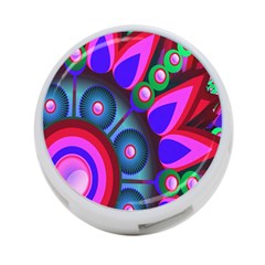 Abstract Digital Art  4-port Usb Hub (two Sides)  by Nexatart