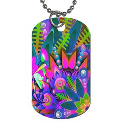 Abstract Digital Art  Dog Tag (two Sides) by Nexatart
