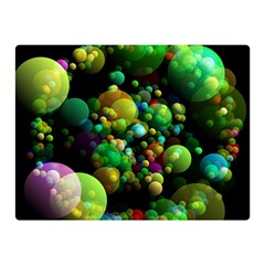 Abstract Balls Color About Double Sided Flano Blanket (mini)  by Nexatart