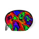 Hot Fractal Statement Accessory Pouches (Small)  Back