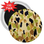 Army Camouflage Pattern 3  Magnets (100 pack) Front