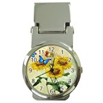 Backdrop Colorful Butterfly Money Clip Watches Front
