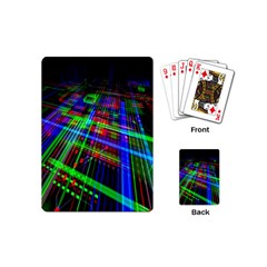 Electronics Board Computer Trace Playing Cards (mini)  by Nexatart