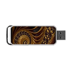 Fractal Spiral Endless Mathematics Portable Usb Flash (one Side) by Nexatart