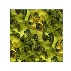 Olive Seamless Camouflage Pattern Small Satin Scarf (square) by Nexatart