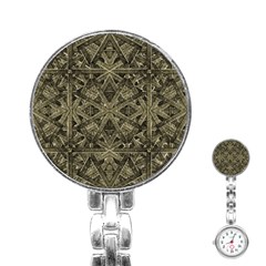 Futuristic Polygonal Stainless Steel Nurses Watch by dflcprints