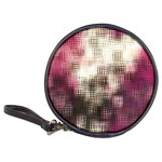 Stylized Rose Pattern Paper, Cream And Black Classic 20-CD Wallets Front