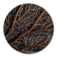 Trees Forests Pattern Round Mousepads by Amaryn4rt
