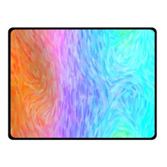 Abstract Color Pattern Textures Colouring Double Sided Fleece Blanket (small)  by Simbadda