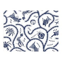 Fish Pattern Double Sided Flano Blanket (mini)  by Simbadda
