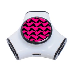 Pink Gun 3-port Usb Hub by boho