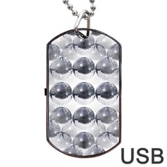 Disco Balls Dog Tag Usb Flash (two Sides) by boho