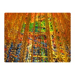 Circuit Board Pattern Double Sided Flano Blanket (mini)  by Simbadda