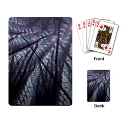 Fractal Art Picture Definition  Fractured Fractal Texture Playing Card by Simbadda