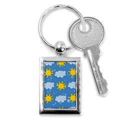 Sunshine Tech Blue Key Chains (rectangle)  by Simbadda
