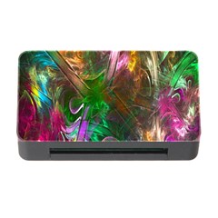 Fractal Texture Abstract Messy Light Color Swirl Bright Memory Card Reader With Cf by Simbadda