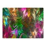 Fractal Texture Abstract Messy Light Color Swirl Bright Double Sided Flano Blanket (Mini)  35 x27  Blanket Back