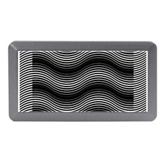 Two Layers Consisting Of Curves With Identical Inclination Patterns Memory Card Reader (mini) by Simbadda