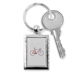 Bicycle Sports Drawing Minimalism Key Chains (rectangle)  by Simbadda