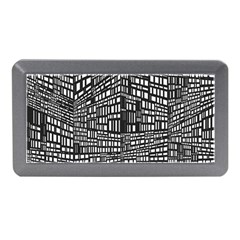 Recursive Subdivision Between 5 Source Lines Screen Black Memory Card Reader (mini) by Simbadda