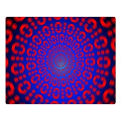 Binary Code Optical Illusion Rotation Double Sided Flano Blanket (large)  by Simbadda