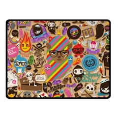 Background Images Colorful Bright Fleece Blanket (small) by Simbadda