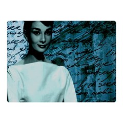 Audrey Hepburn Double Sided Flano Blanket (mini)  by Valentinaart
