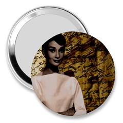 Audrey Hepburn 3  Handbag Mirrors by Valentinaart