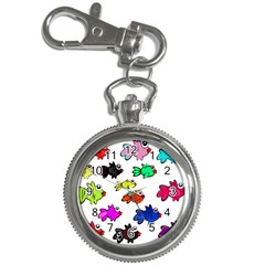 Fishes Marine Life Swimming Water Key Chain Watches by Simbadda