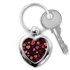 Love Hearts Sweet Vector Key Chains (heart)  by Simbadda