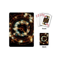 Science Fiction Energy Background Playing Cards (mini)  by Simbadda