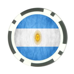 Argentina Texture Background Poker Chip Card Guard by Simbadda