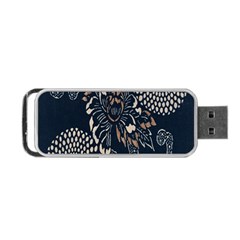 Patterns Dark Shape Surface Portable Usb Flash (two Sides) by Simbadda