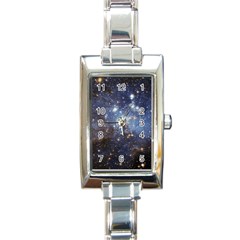 Large Magellanic Cloud Rectangle Italian Charm Watch by SpaceShop