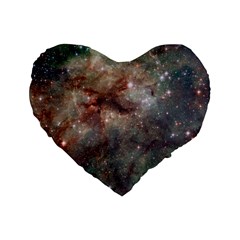 Tarantula Nebula Standard 16  Premium Heart Shape Cushions by SpaceShop