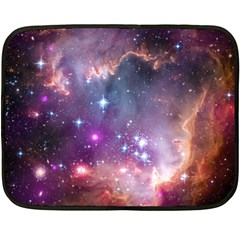 Small Magellanic Cloud Fleece Blanket (mini) by SpaceShop